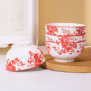 Axyaa 4.5" Ceramic Rice Bowl - Microwave and Oven Safe Kitchen Tableware