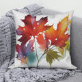 Axyaa Rose Flower Print Square Cushion Cover Pillowcase