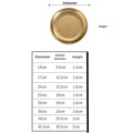 Axyaa Stainless Steel Industrial Cafe Tray - Retro Style Flat Barbecue Plate