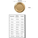 Axyaa Stainless Steel Industrial Cafe Tray - Retro Style Flat Barbecue Plate