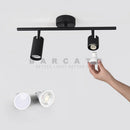 Axyaa Black Wood Nordic Rotatable Spotlight for Home Kitchen Living Room, GU10 LED Cob