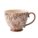 Axyaa Nordic Ins Large Ceramic Mug Set for Couple Oat Breakfast Milk Cup