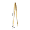 Axyaa Stainless Steel BBQ Tongs with Long Handle and Non-Slip Grip