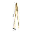 Axyaa Stainless Steel BBQ Tongs with Long Handle and Non-Slip Grip