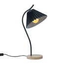 Axyaa Vintage Nordic Wooden Desk Lamp with LED Bulb