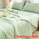 Axyaa Cool Silk Summer Quilt - Solid Color Machine Washable Thin Quilt