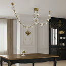 Axyaa Nordic Home Stair Chandelier Pendant Lights Ceiling Light Indoor Lighting