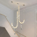 Axyaa Modern LED Pendant Chandeliers: Stylish Indoor Lighting for Living and Dining Rooms
