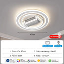 Axyaa Smart LED Ceiling Fan Light for Modern Home Decor, Remote Control Included