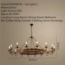 Axyaa Vintage Chandelier Restaurant Personalized Clothing Private Rooms Industrial Living Room Lighting