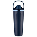 Axyaa Double Wall Vacuum Insulated Water Bottle with Straw - 30oz
