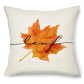 Harvest Pumpkin Truck Maple Leaf Pillow Case for Autumn Home Decor - Axyaa