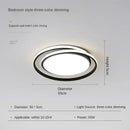 Axyaa Gold Round LED Ceiling Chandelier Remote Control Light for Home Decor