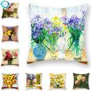 Axyaa Sunflower Print Pillowcase 45x45cm