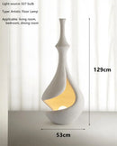 Axyaa Wabi Sabi Floor Lamp: Retro Art Lighting for Living Room, Bedroom & Study Area