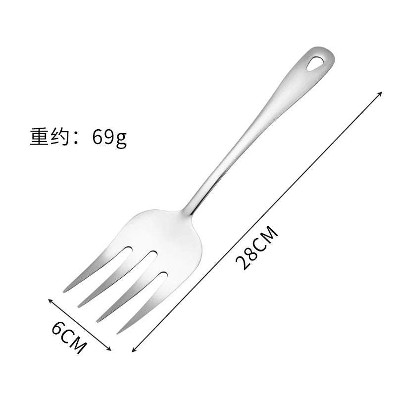 Axyaa Stainless Steel Kitchenware Set with Long Handle Utensils