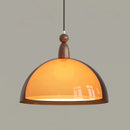 Axyaa Walnut Color Bar Table: Retro Highend Dining Pendant Lamp