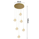 Axyaa Nordic Stair Chandelier Pendant Lights for Living, Bedroom, and Dining Room