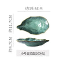 Axyaa Kiln-changing Ceramic Oyster Dessert Dish for Restaurants and Hotels