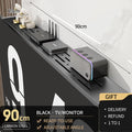 Axyaa Monitor Screen Bracket TV Top Rack Shelf for Space-Saving Storage
