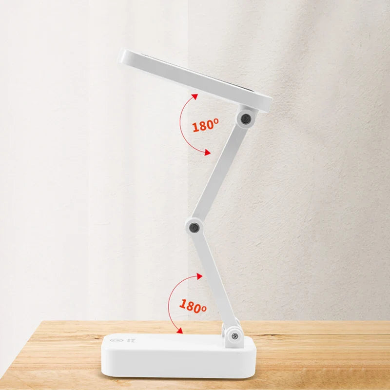 Axya Foldable Desk Lamps: Solar & USB Rechargeable LED Reading Lights