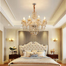 Axyaa Champagne Princess Crystal Chandelier for Elegant European Vibes