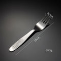 Axyaa Giraffe Pattern Kids Cutlery Set - 304 Stainless Steel - Dishwasher Safe