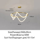Axyaa Modern LED Ceiling Chandelier for Dining Room Kitchen Bar Lighting