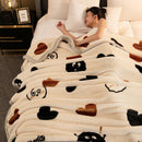 Axyaa Double Thickened Raschel Blanket for Winter Warmth