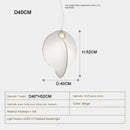 Axyaa Silk Chandelier LED Pendant Lamp for Living Room Bedroom Hotel Loft