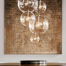 Axyaa Globe LED Pendant Light - Nordic Gold Metal Hanging Lamp