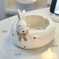 Axyaa Cute Animal Ceramic Ashtray for Home Decor and Boyfriend Gift