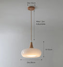 Axyaa Retro Modern Orange Chandelier for Dining, Study, and Bar