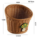 Axyaa Handwoven Rattan Wicker Basket Set for Home Storage and Serving