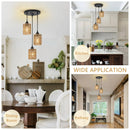 Axyaa Boho Retro E27 Pendant Lamp for Kitchen Bedroom Living Room Lighting