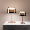 Axyaa Glass Light Luxury Lamp for Living Room Bedroom Inspired by Italian Design