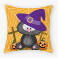 Axyaa Black Cat Pillowcase 45*45 Sofa Car Home Decor Cushion Cover
