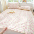 Axyaa Ice Silk Mat Cool Mattress Cover 3-Piece Set