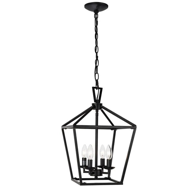 Axyaa Minimalist Farmhouse Chandelier for Kitchen Hallway Bedroom Light