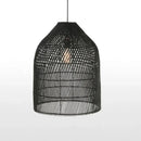 Axyaa Woven Rattan Pendant Chandelier E27 Fixture for Home and Restaurant