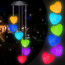 Axyaa Heart LED Solar Garden Light Chandelier for Outdoor Decoration