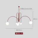Axyaa Copper Magic Bean Pendant Light: Modern Designer Chandelier for Various Spaces