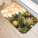 Axyaa Christmas Home Decoration Door Mat - Anti-Slip Floor Carpet