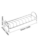 Axyaa Stainless Steel Kitchen Dish Drainer Rack for Organizing Sink Dishes