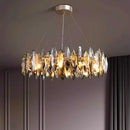Axyaa Crystal Chandelier, Pendant Lamp for Living Room and Dining Room