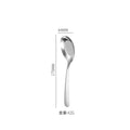 Axyaa Stainless Steel Long Handle Soup Spoon Ice Cream Teaspoons Coffee Spoons