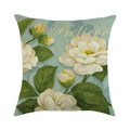 Axyaa Floral Linen Pillowcase 45x45cm