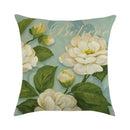 Axyaa Floral Linen Pillowcase 45x45cm