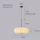 Axyaa Wabi Sabi Silk White Chandelier Pendant Light