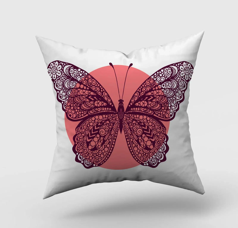 Axyaa Cartoon Butterfly Print Pillowcase 45*45cm